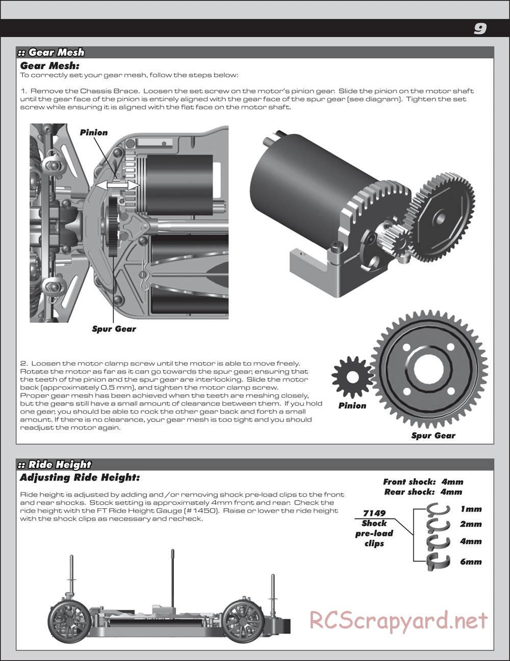 Team Associated - Apex V-Type - Qualifier Series - Manual - Page 9