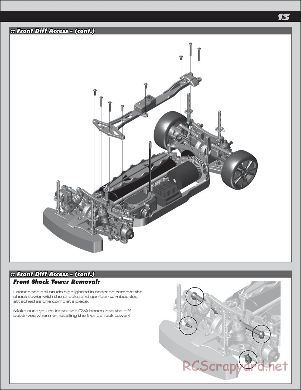 Team Associated - Apex V-Type - Qualifier Series - Manual - Page 13