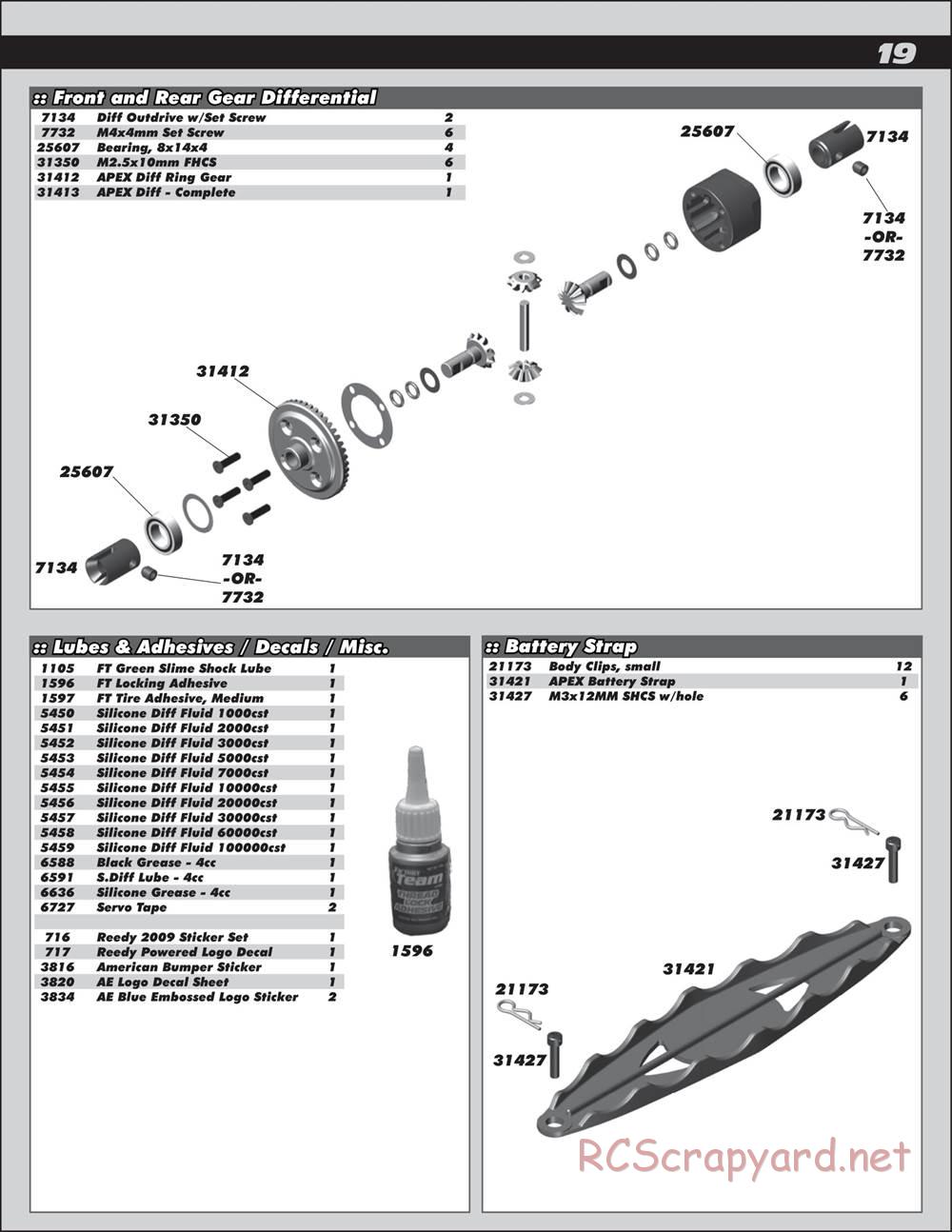 Team Associated - Apex V-Type - Qualifier Series - Manual - Page 19