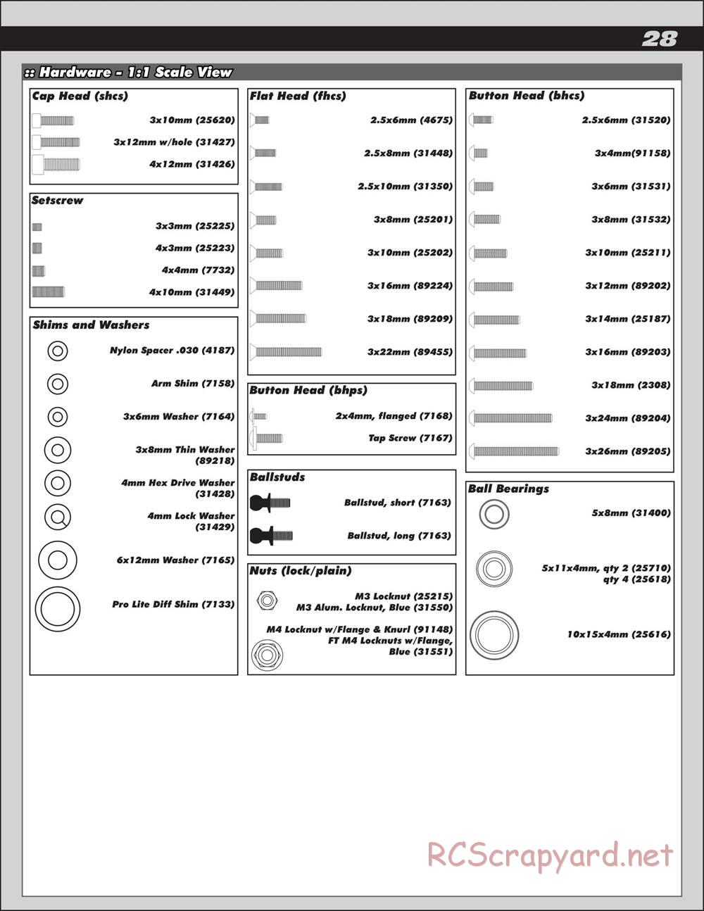 Team Associated - Apex V-Type - Qualifier Series - Manual - Page 28