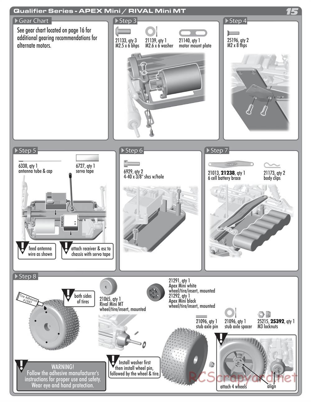 Team Associated - Apex Mini - Manual - Page 14