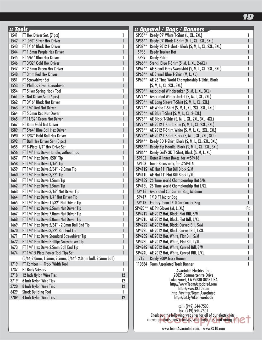 Team Associated - Apex Mini - Manual - Page 18