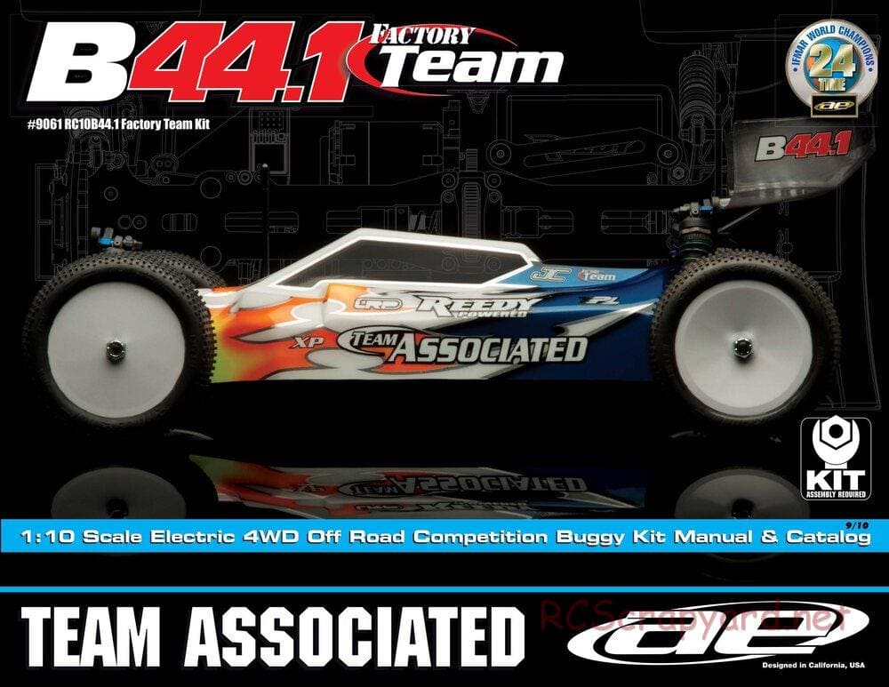 Team Associated - B44.1 Factory Team - Manual - Page 1