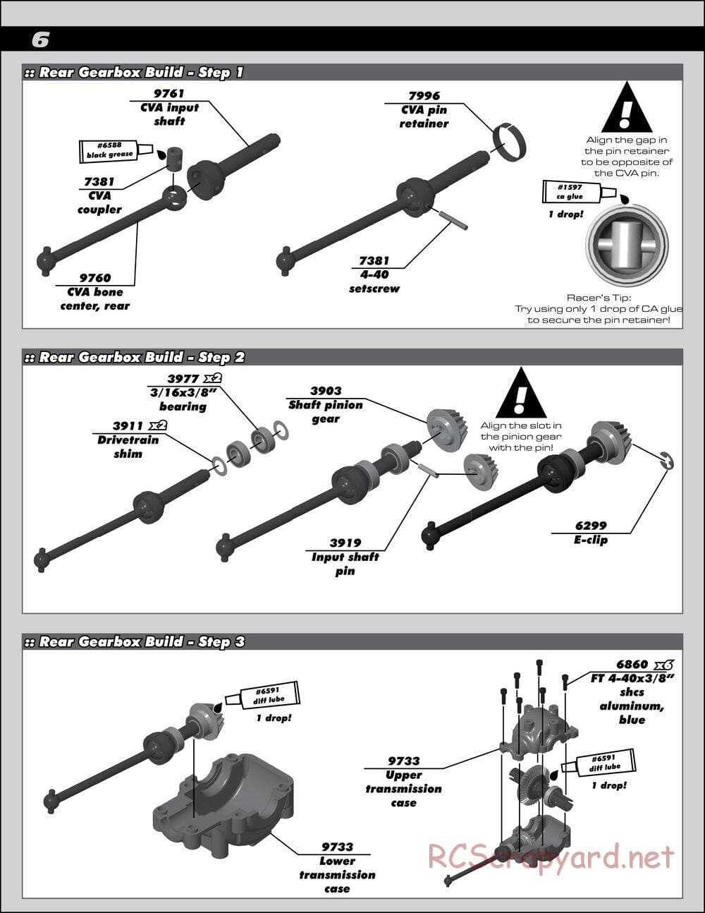 Team Associated - B44.1 Factory Team - Manual - Page 6