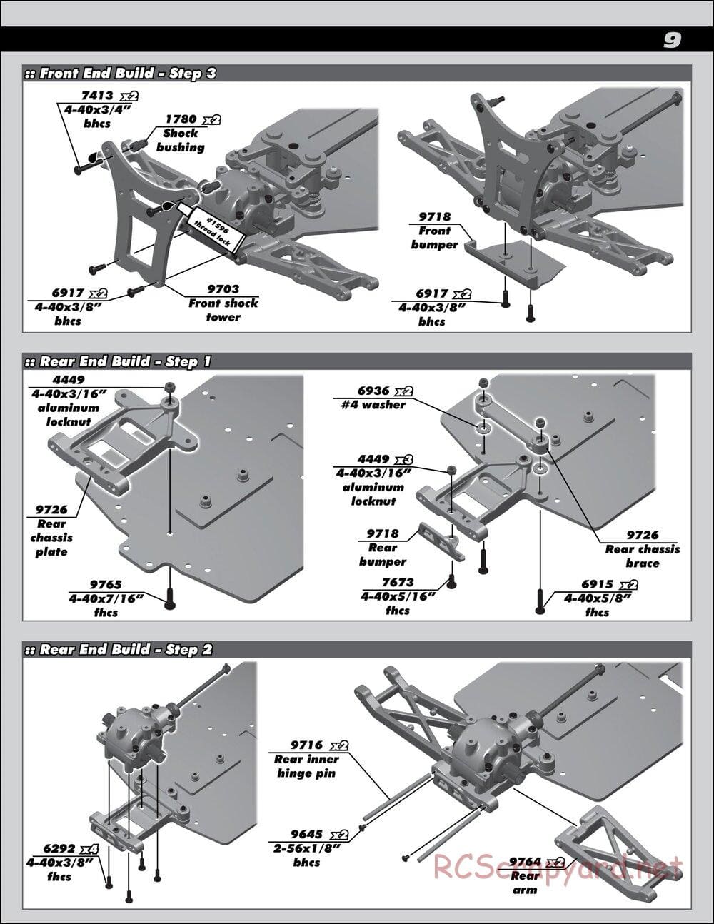 Team Associated - B44.1 Factory Team - Manual - Page 9