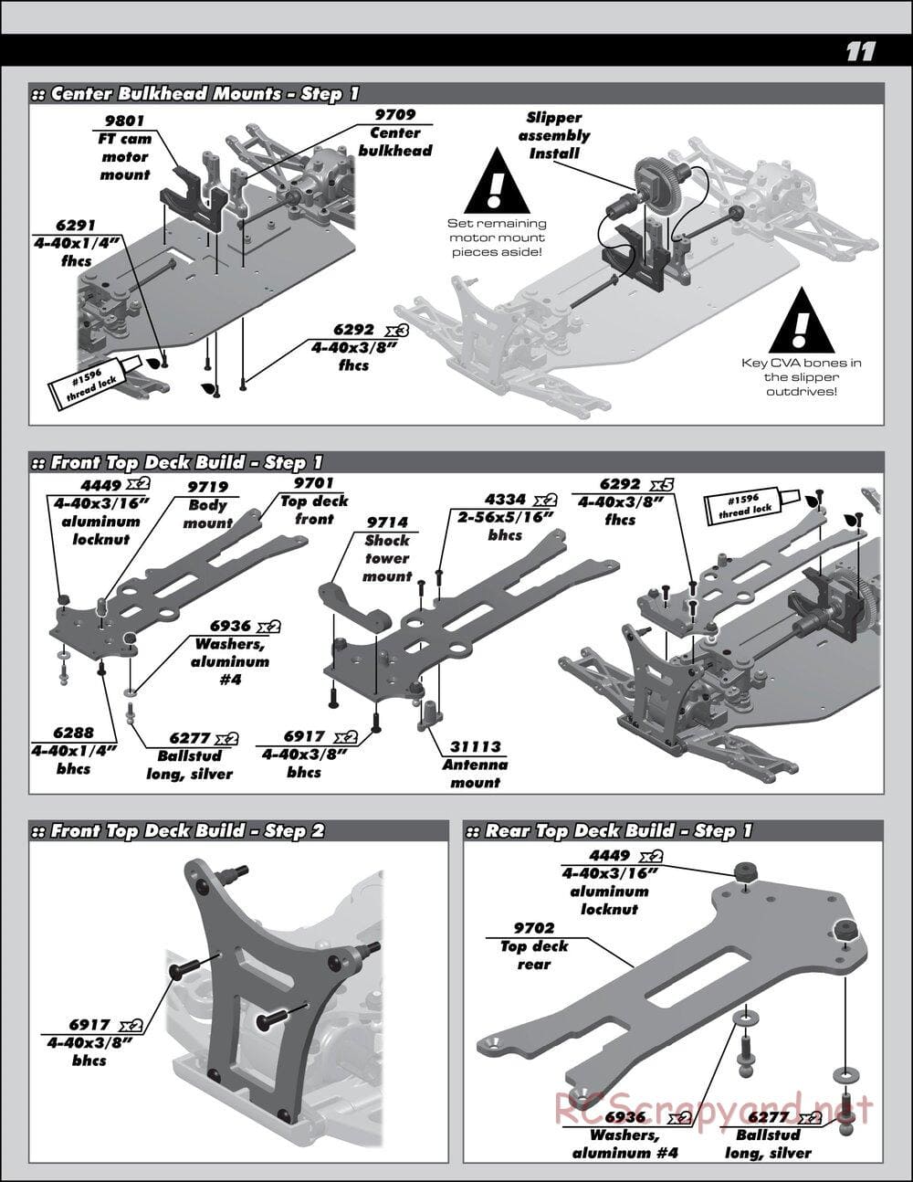 Team Associated - B44.1 Factory Team - Manual - Page 11