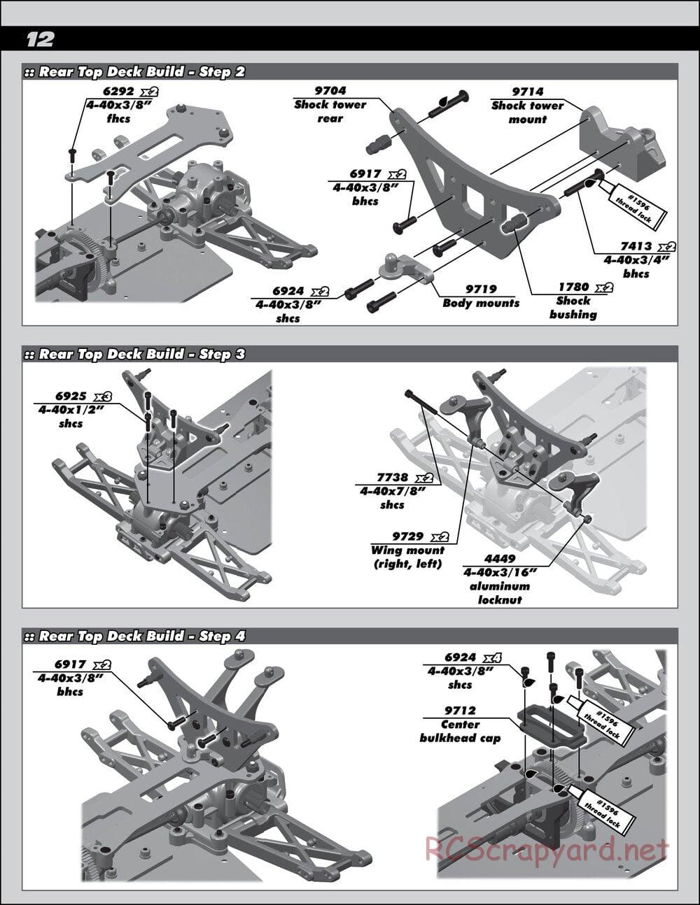 Team Associated - B44.1 Factory Team - Manual - Page 12