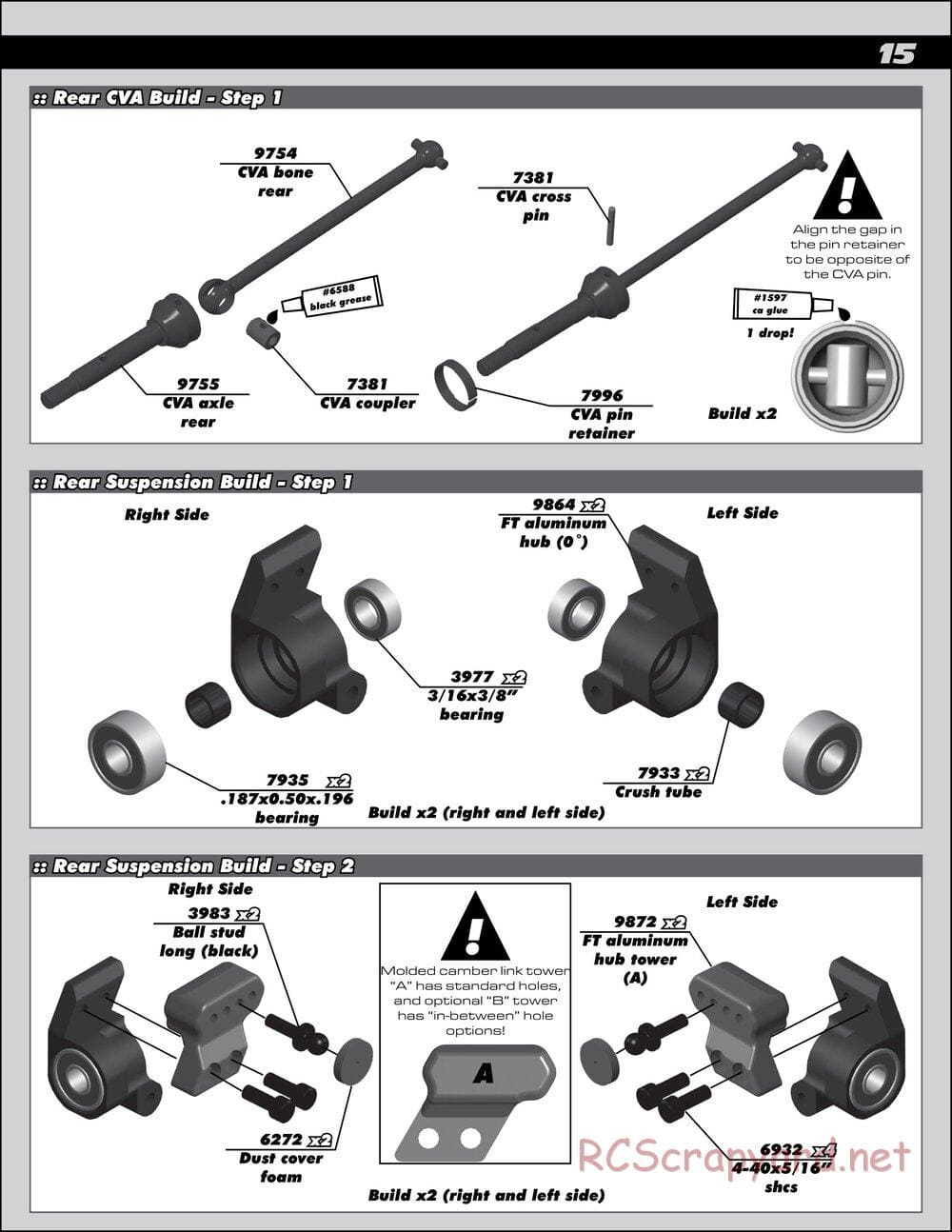 Team Associated - B44.1 Factory Team - Manual - Page 15