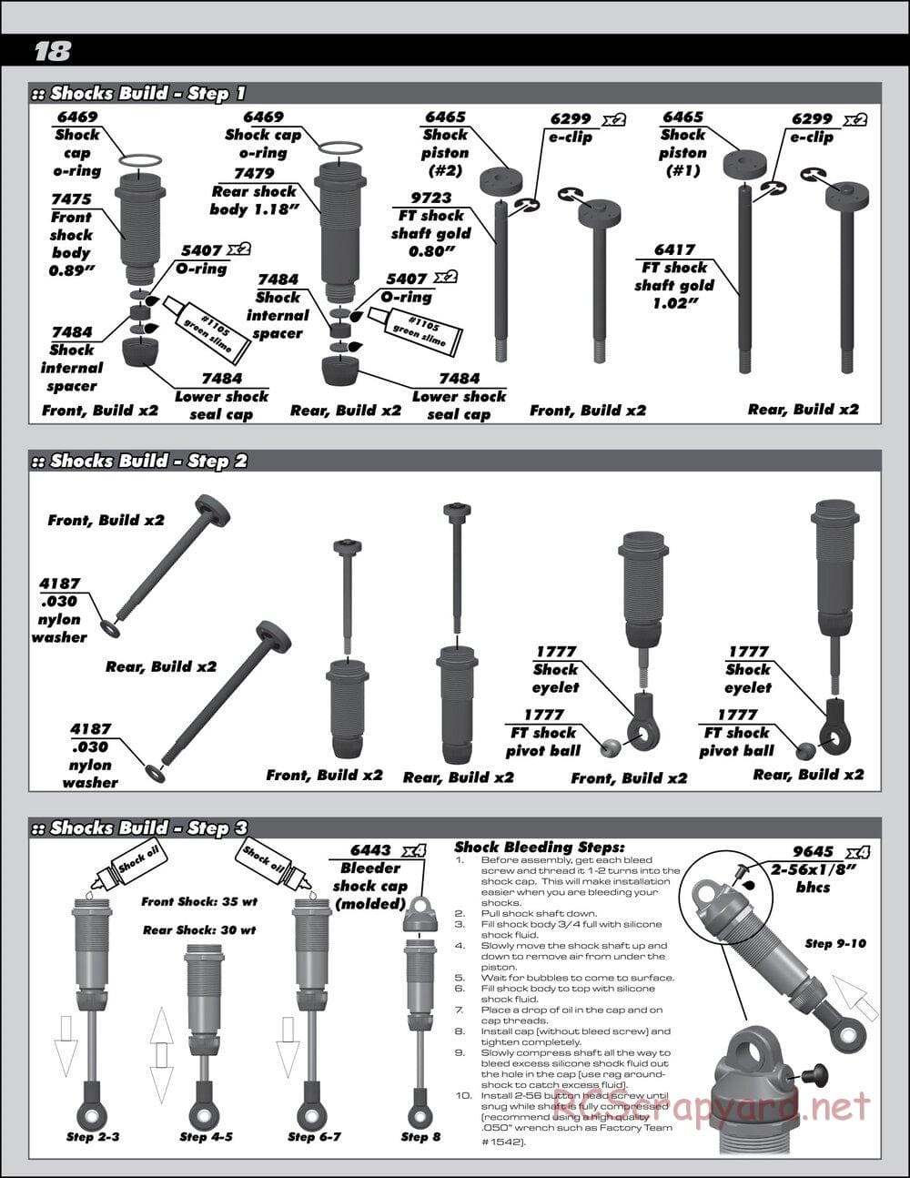 Team Associated - B44.1 Factory Team - Manual - Page 18