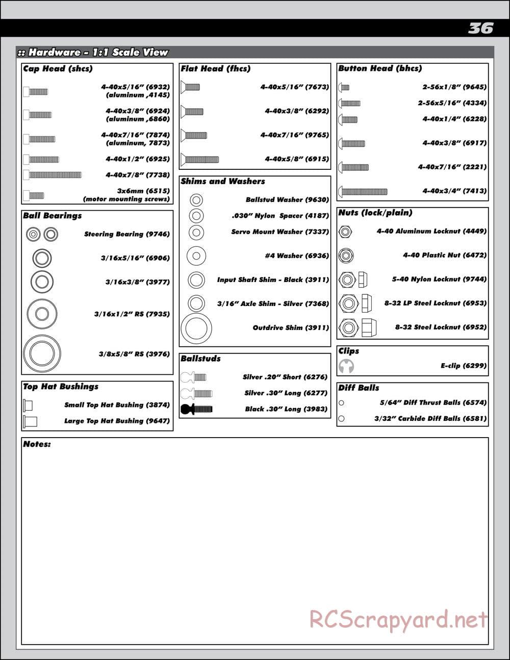 Team Associated - B44.1 Factory Team - Manual - Page 36