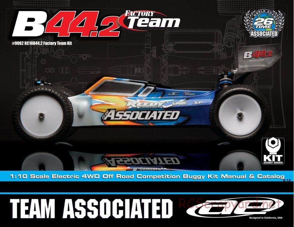 Team Associated - B44.2 Factory Team - Manual - Page 1