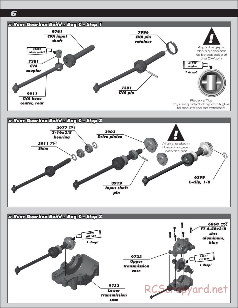 Team Associated - B44.2 Factory Team - Manual - Page 6