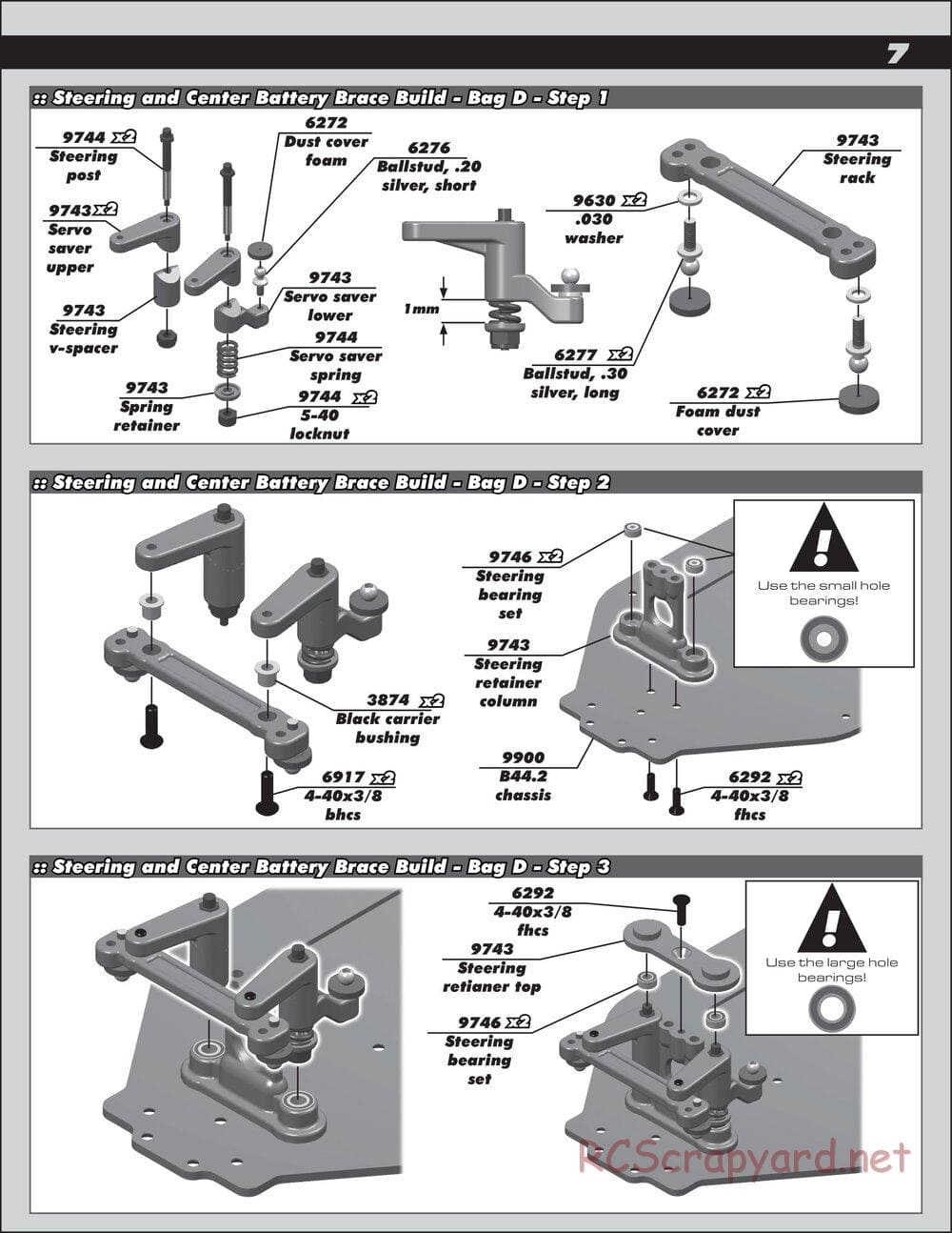 Team Associated - B44.2 Factory Team - Manual - Page 7