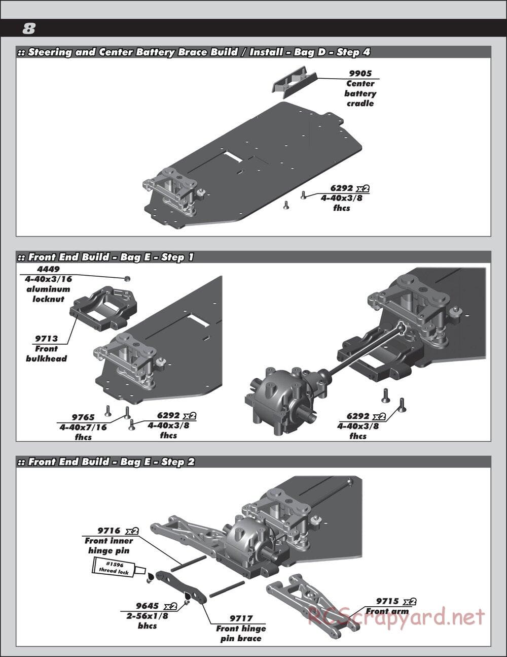 Team Associated - B44.2 Factory Team - Manual - Page 8