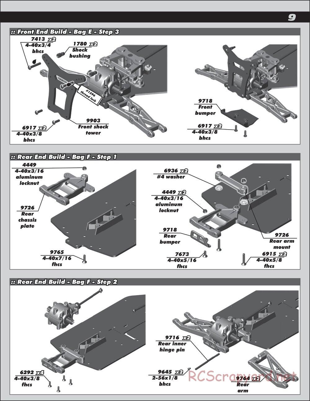 Team Associated - B44.2 Factory Team - Manual - Page 9