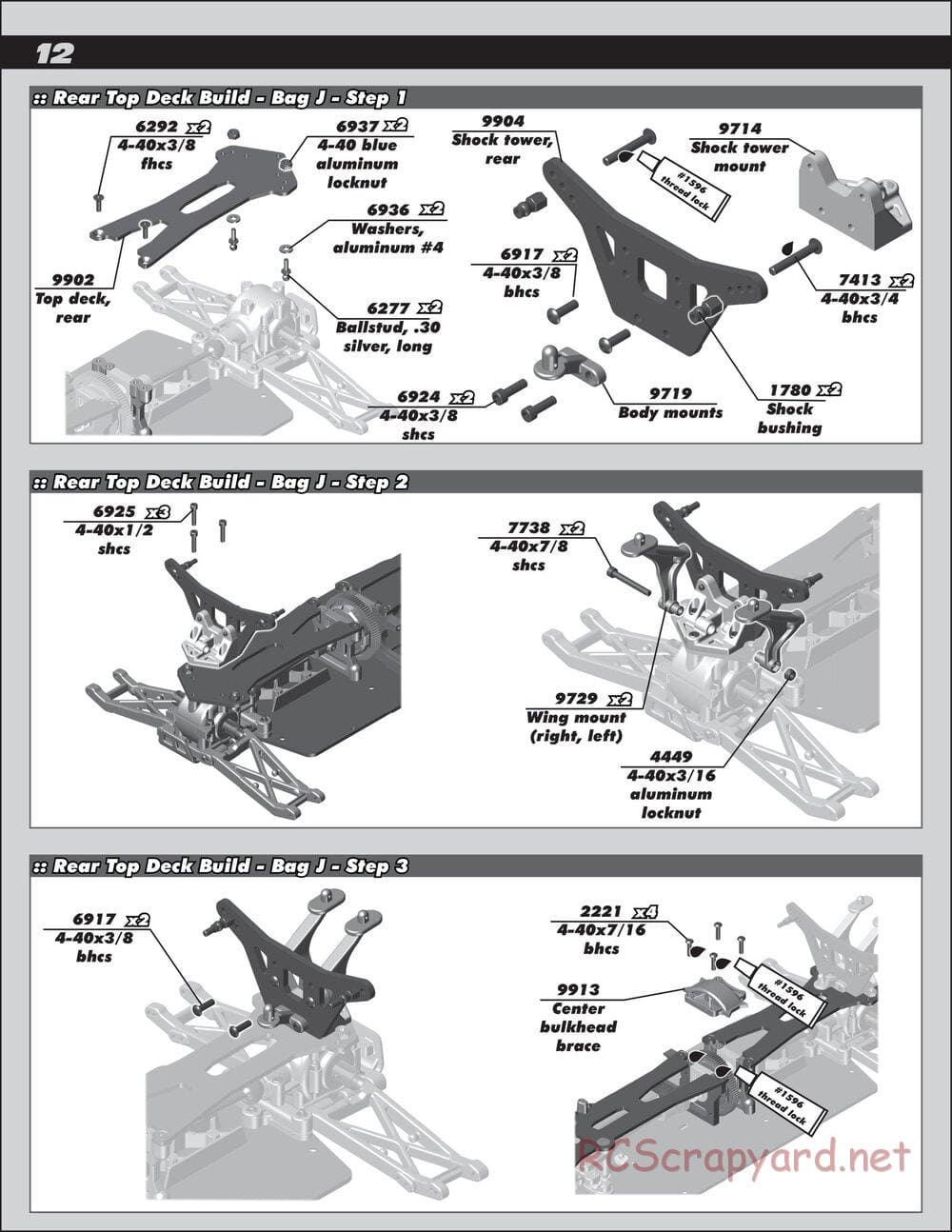 Team Associated - B44.2 Factory Team - Manual - Page 12