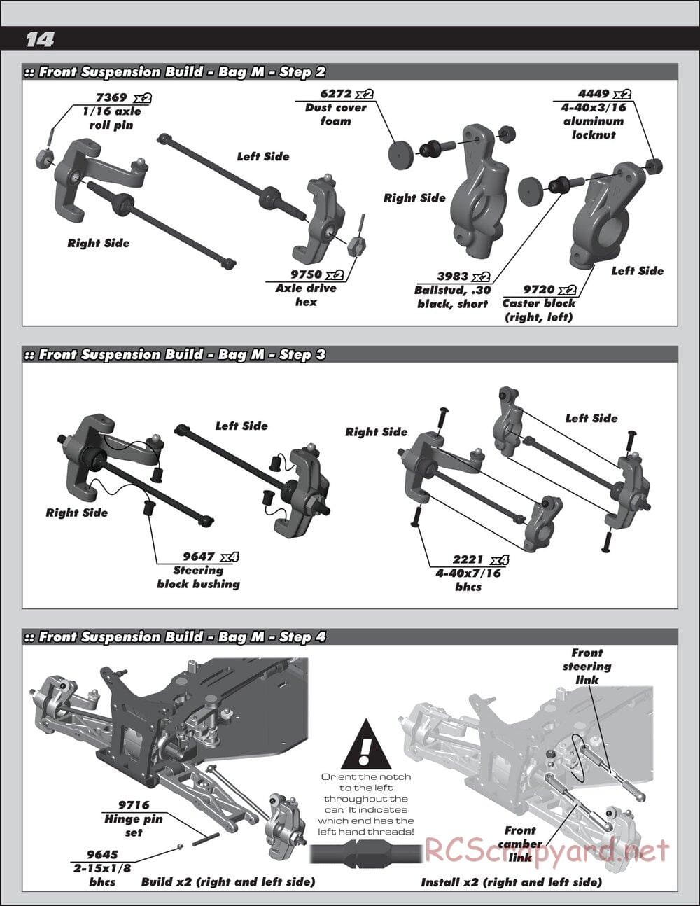 Team Associated - B44.2 Factory Team - Manual - Page 14