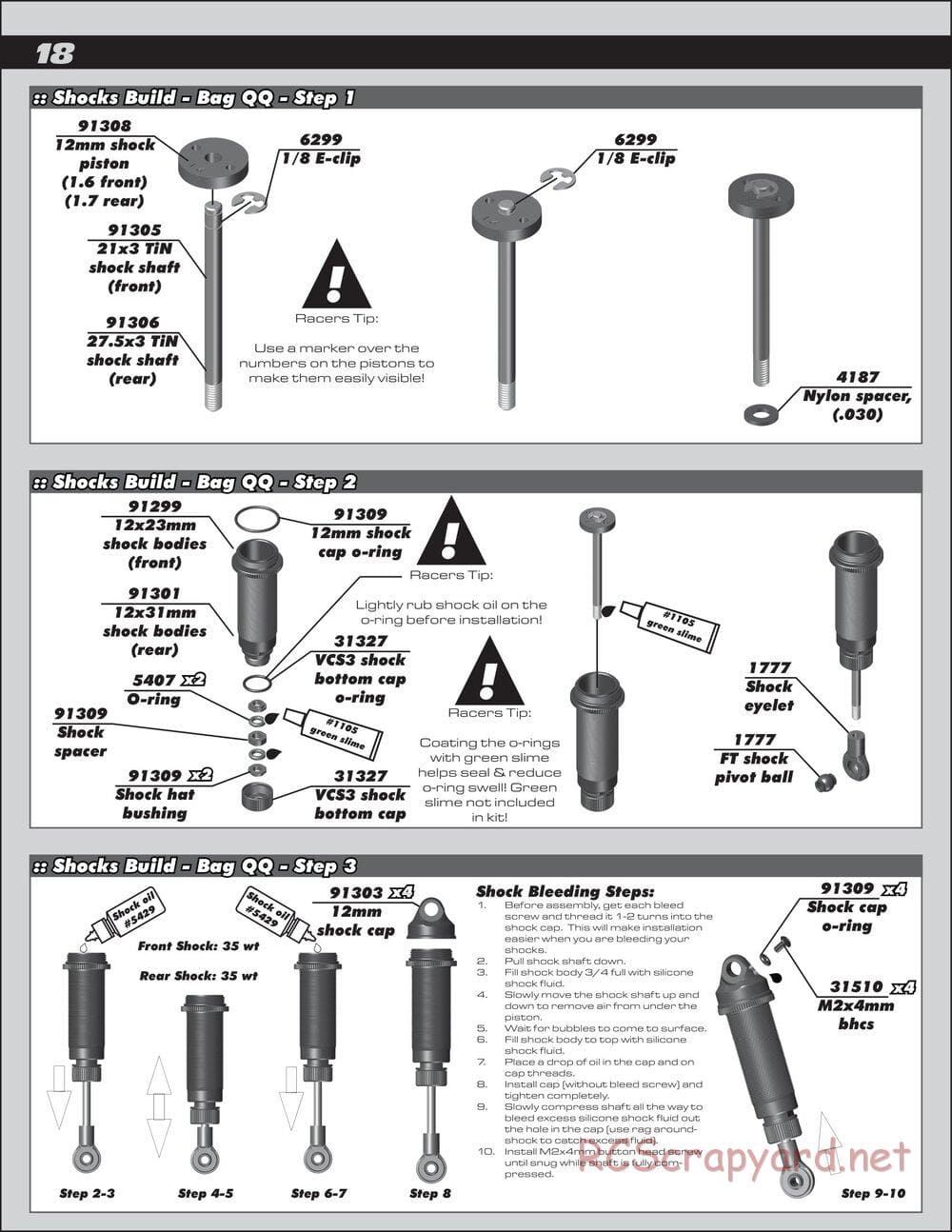 Team Associated - B44.2 Factory Team - Manual - Page 18