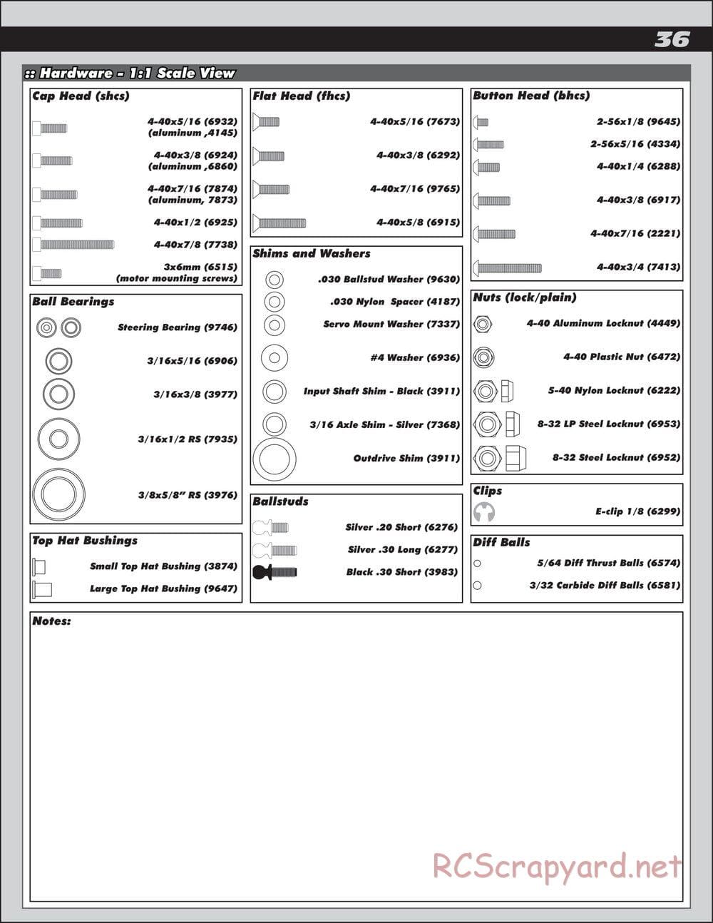 Team Associated - B44.2 Factory Team - Manual - Page 36