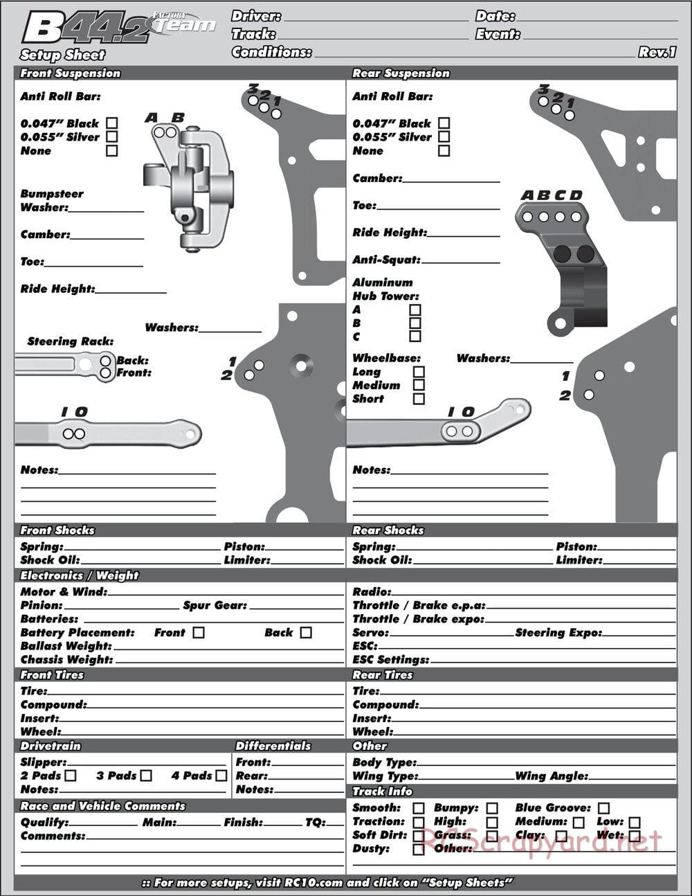 Team Associated - B44.2 Factory Team - Manual - Page 37