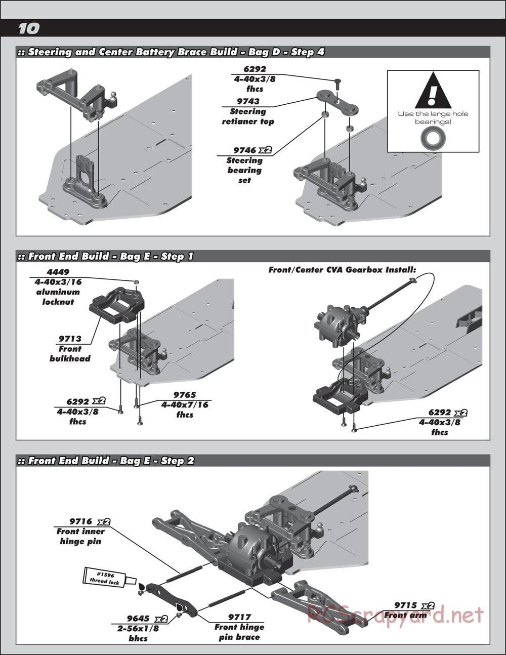 Team Associated - B44.3 Factory Team - Manual - Page 10