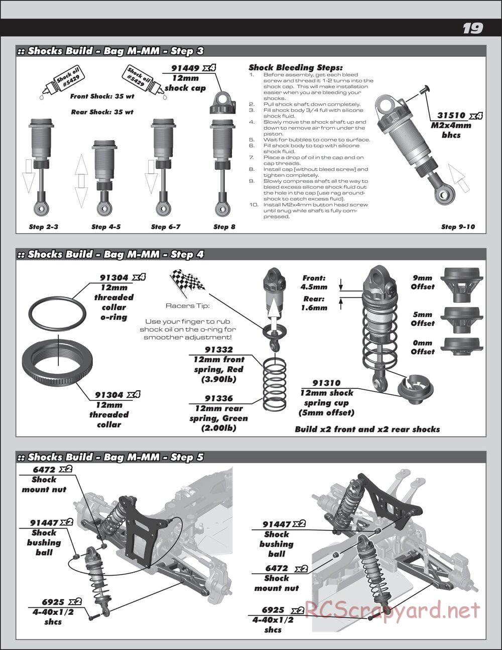Team Associated - B44.3 Factory Team - Manual - Page 19