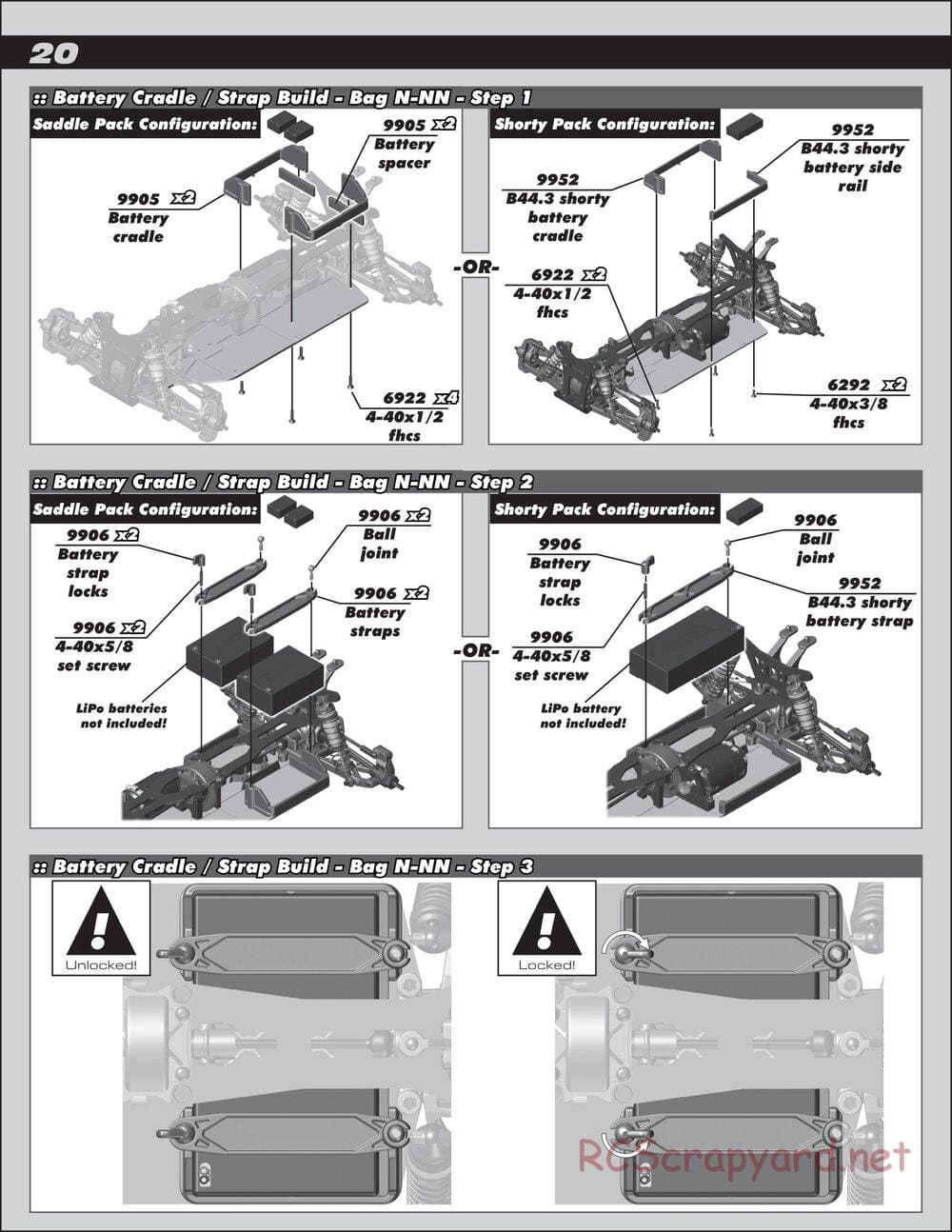 Team Associated - B44.3 Factory Team - Manual - Page 20