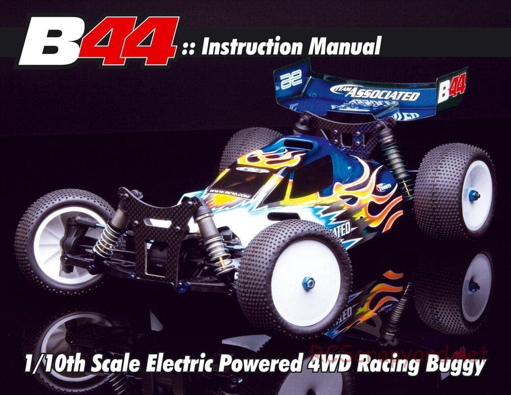 Team Associated - B44 Factory Team - Manual - Page 1