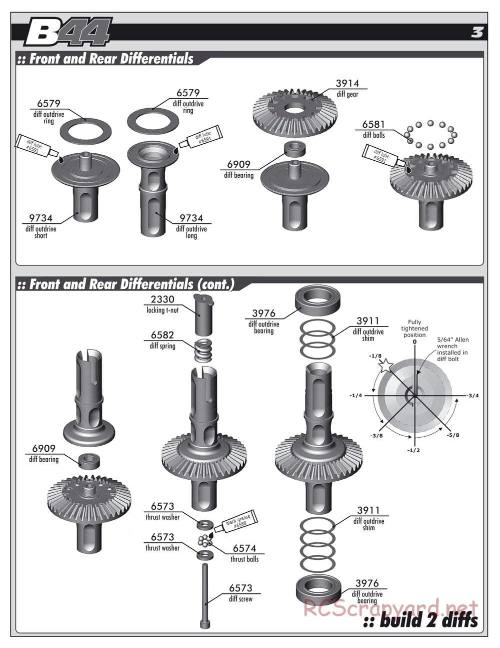 Team Associated - B44 Factory Team - Manual - Page 3