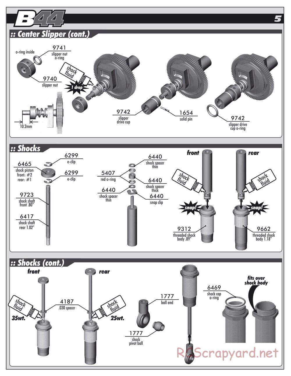 Team Associated - B44 Factory Team - Manual - Page 5