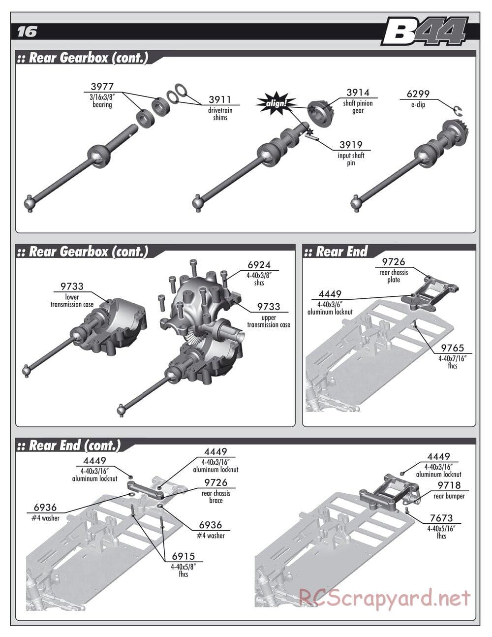 Team Associated - B44 Factory Team - Manual - Page 15