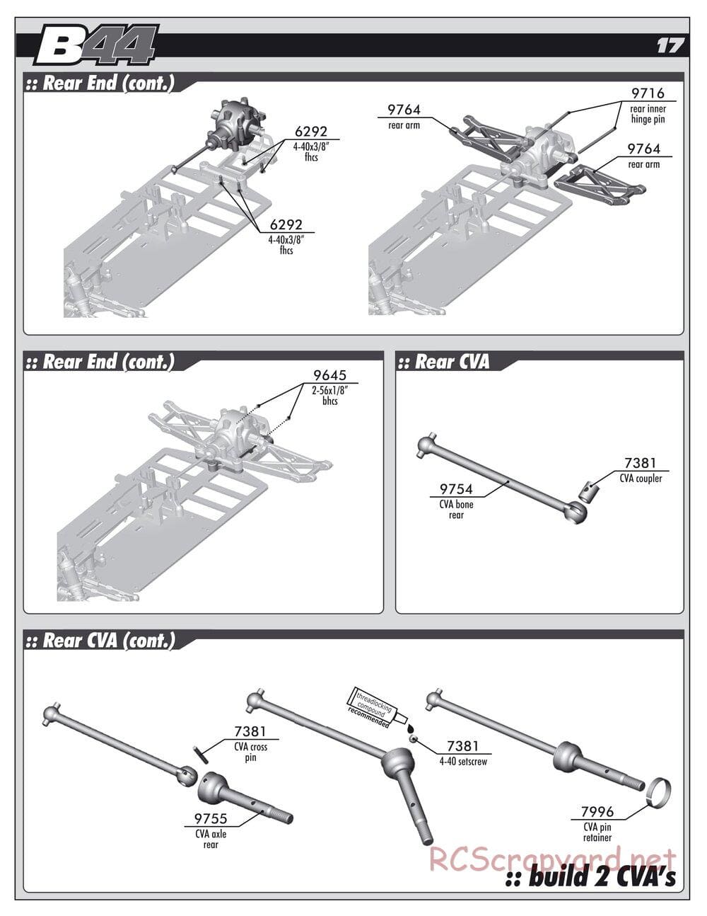 Team Associated - B44 Factory Team - Manual - Page 16