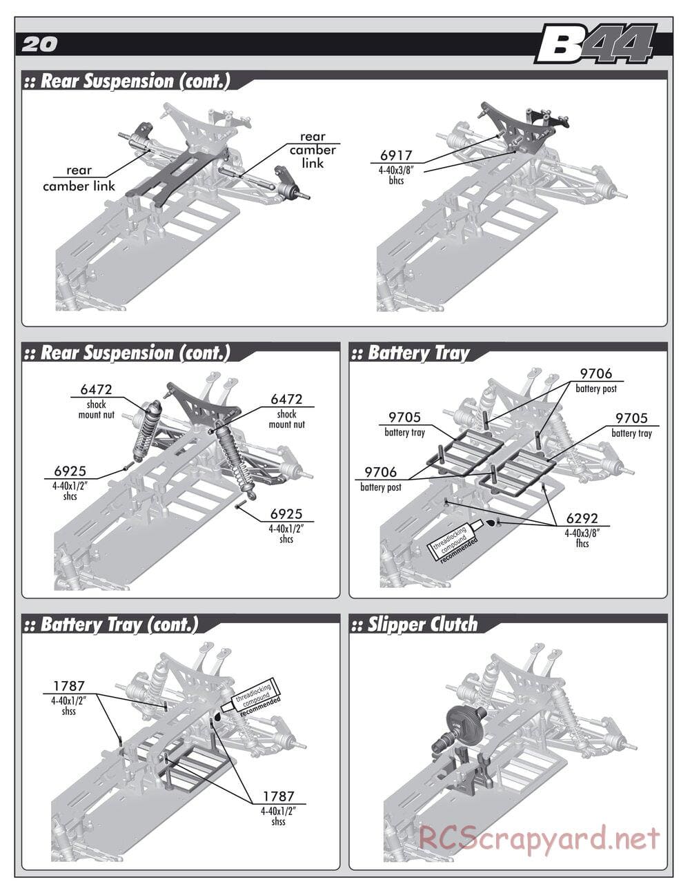 Team Associated - B44 Factory Team - Manual - Page 19