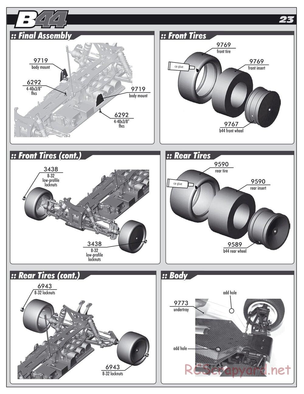 Team Associated - B44 Factory Team - Manual - Page 22