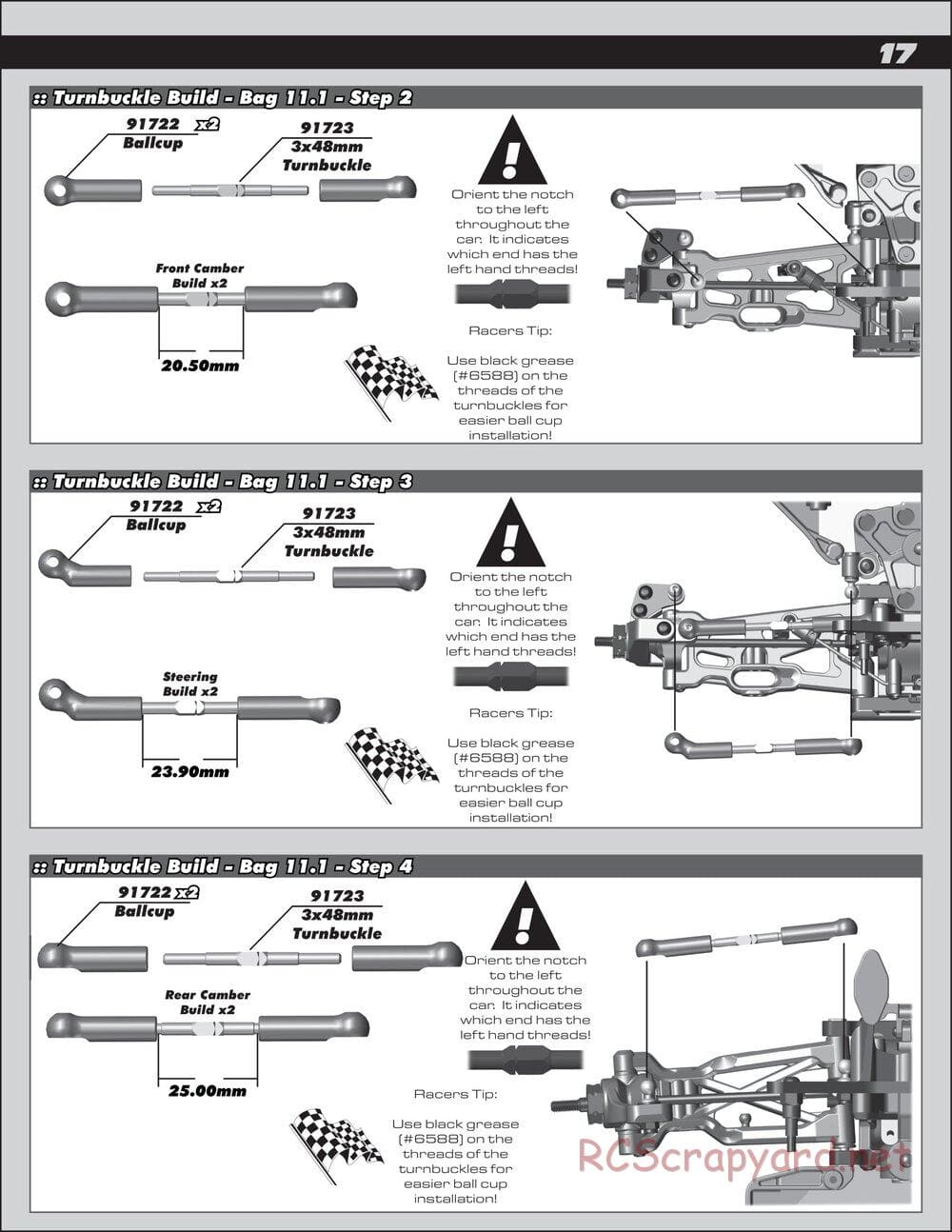 Team Associated - RC10 B64 Club Racer - Manual - Page 17