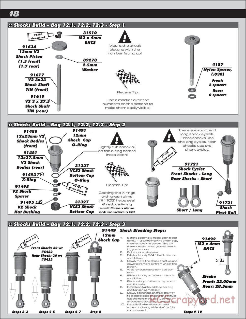 Team Associated - RC10 B64 Club Racer - Manual - Page 18