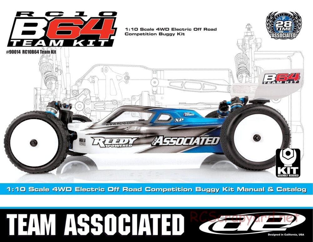 Team Associated - B64 Team - Manual - Page 1