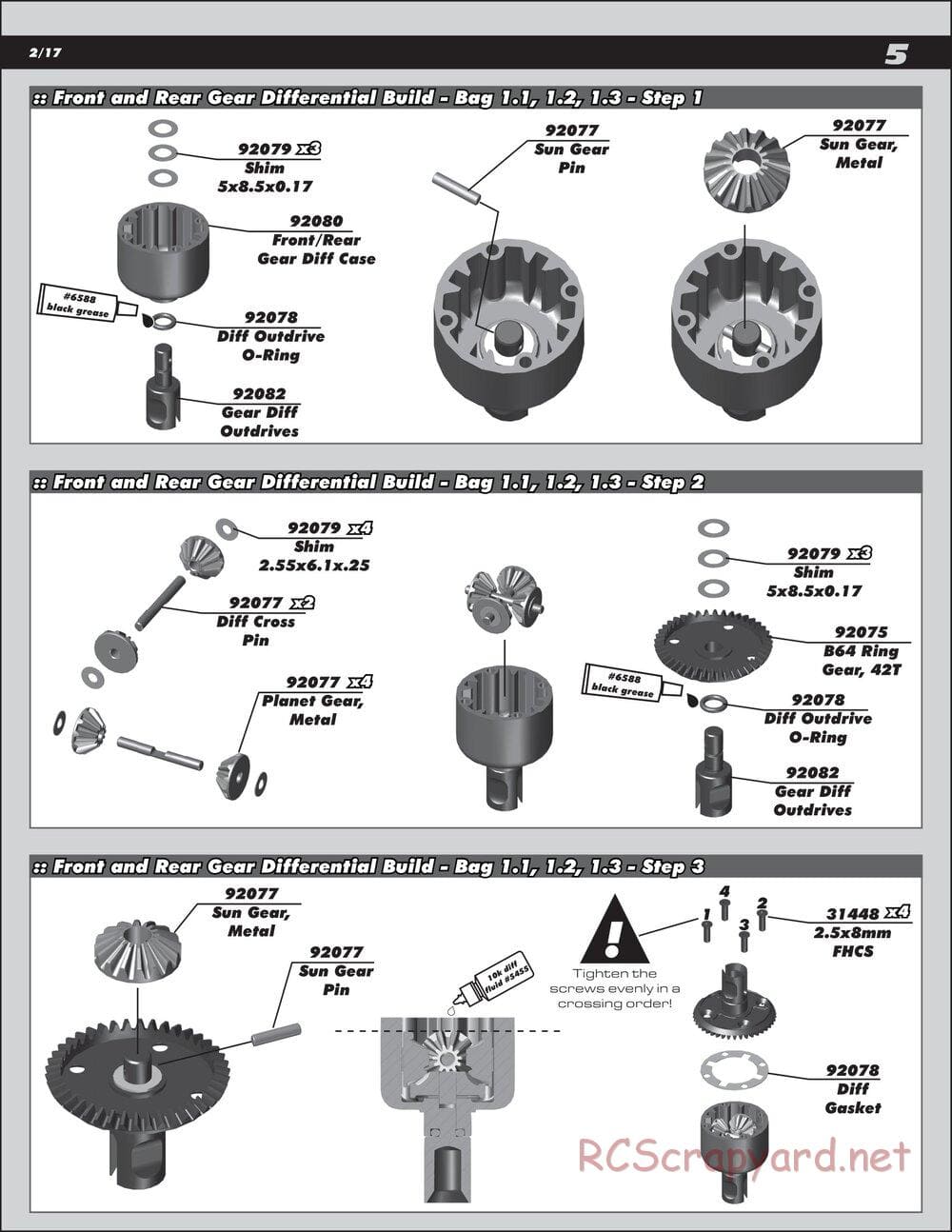 Team Associated - B64 Team - Manual - Page 5