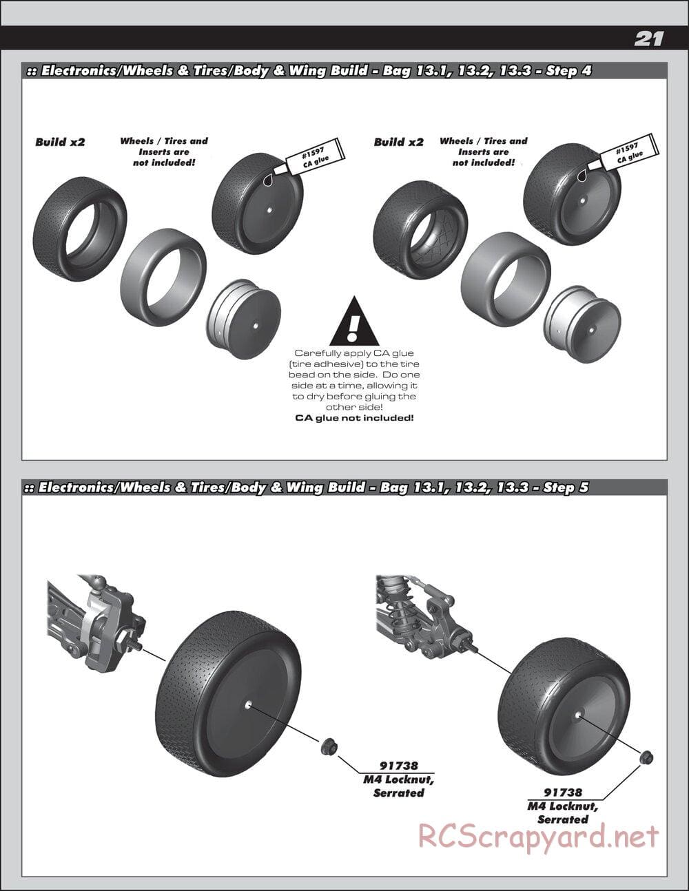 Team Associated - RC10 B64D Team - Manual - Page 21