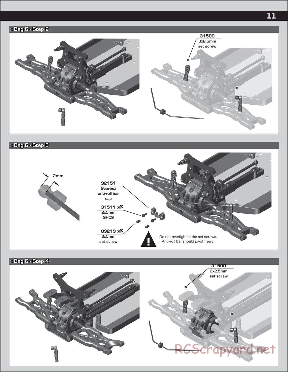 Team Associated - RC10 B74 Team - Manual - Page 11