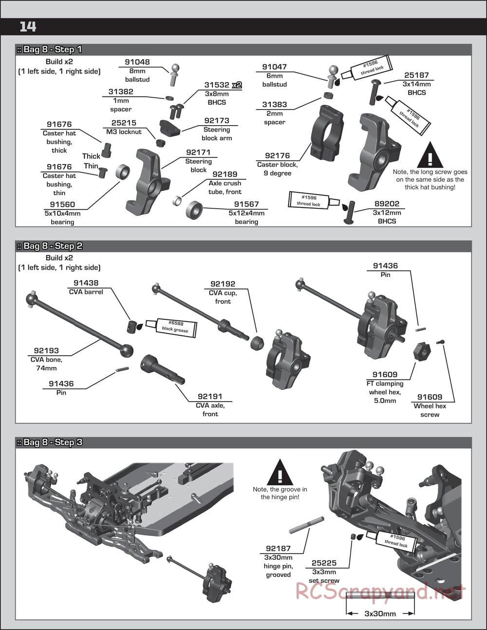 Team Associated - RC10 B74 Team - Manual - Page 14