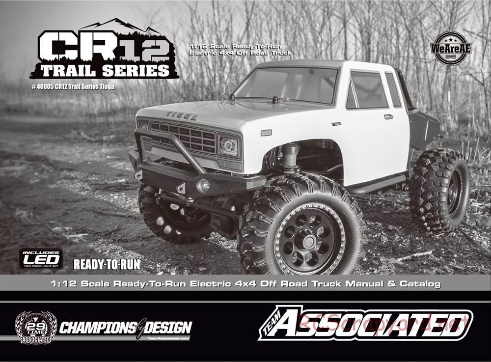 Team Associated - CR12 Tioga Trail Truck - Manual - Page 1