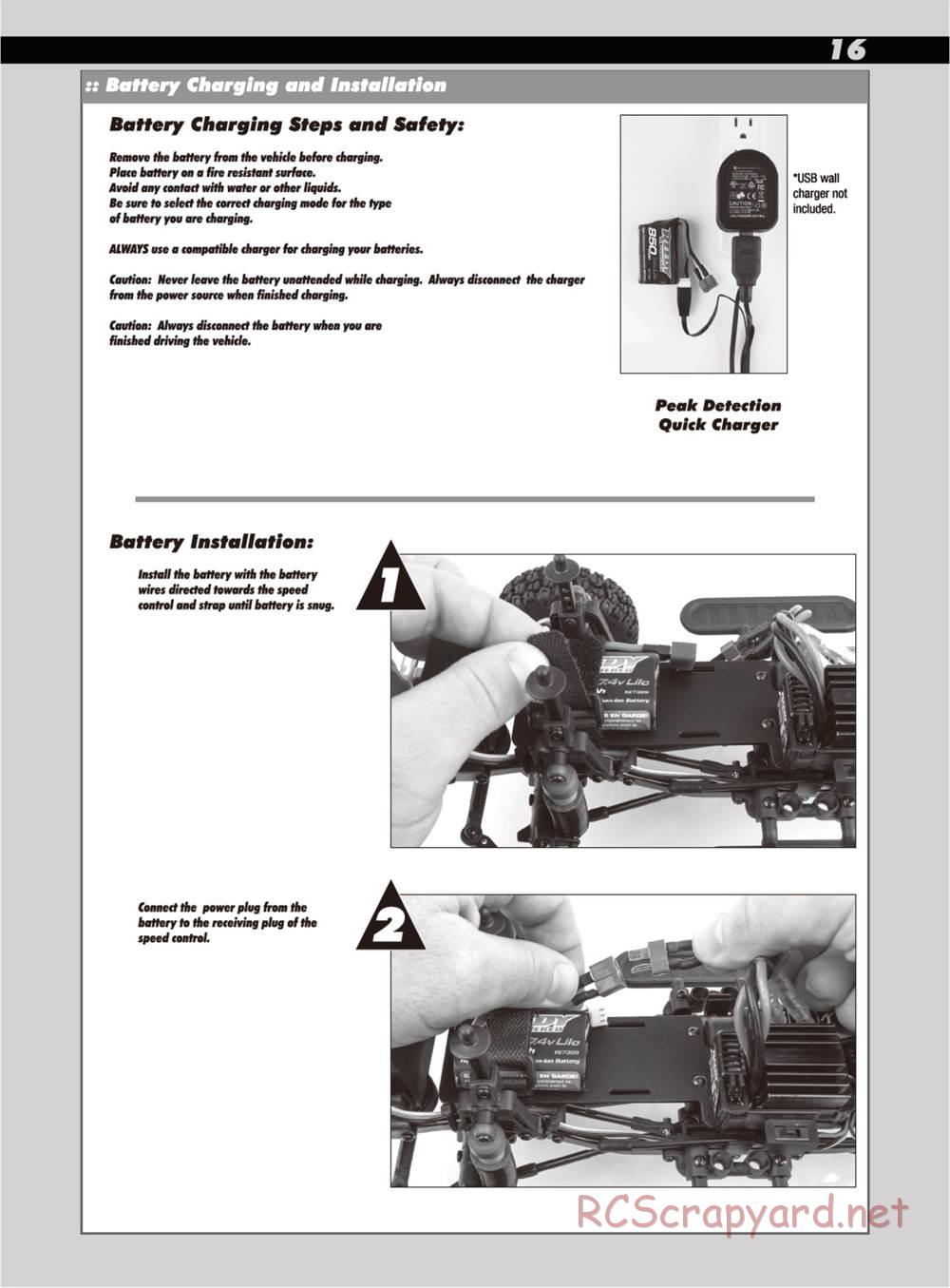 Team Associated - CR12 Tioga Trail Truck - Manual - Page 17