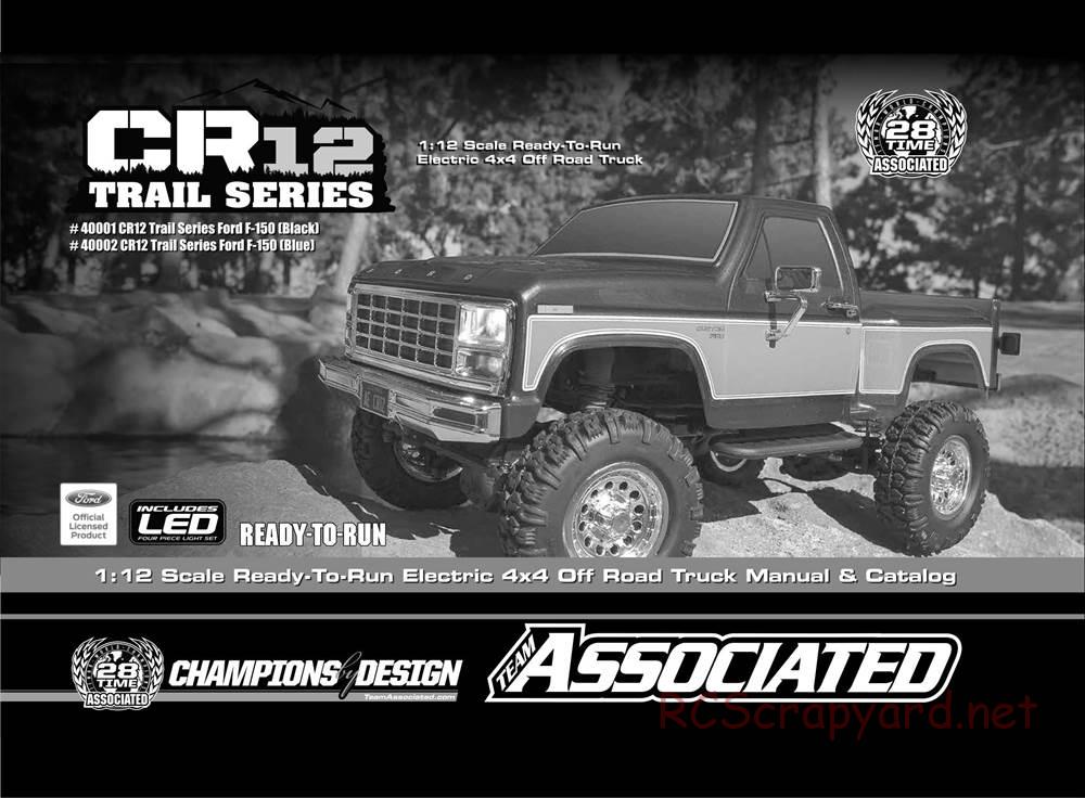 Team Associated - CR12 Ford F-150 - Manual - Page 1