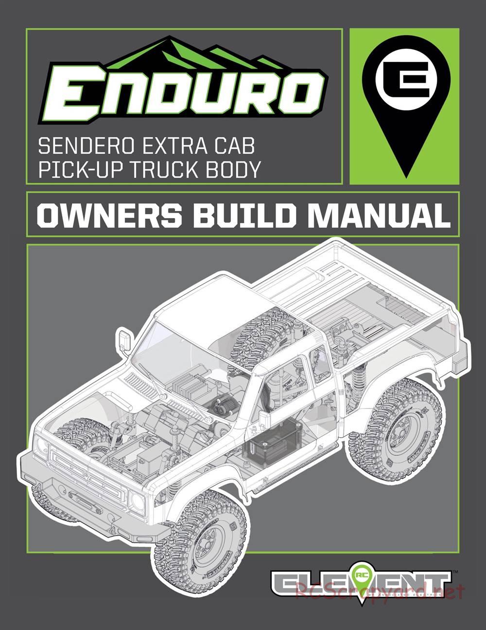 Team Associated - Enduro Trail Truck, Sendero - Manual - Page 1