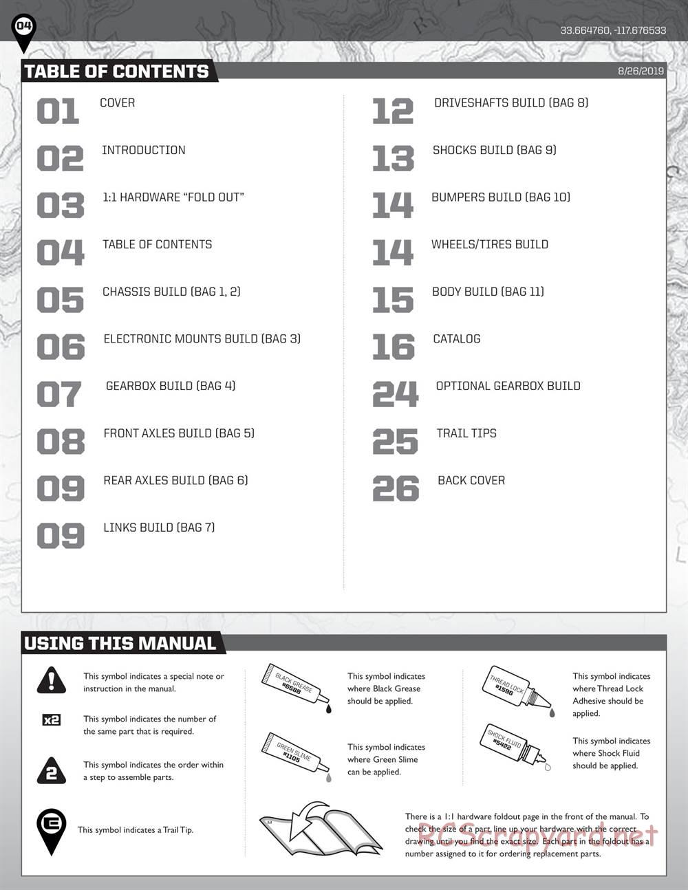 Team Associated - Enduro Trail Truck, Sendero - Manual - Page 4