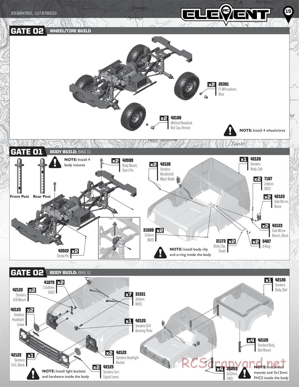 Team Associated - Enduro Trail Truck, Sendero - Manual - Page 15