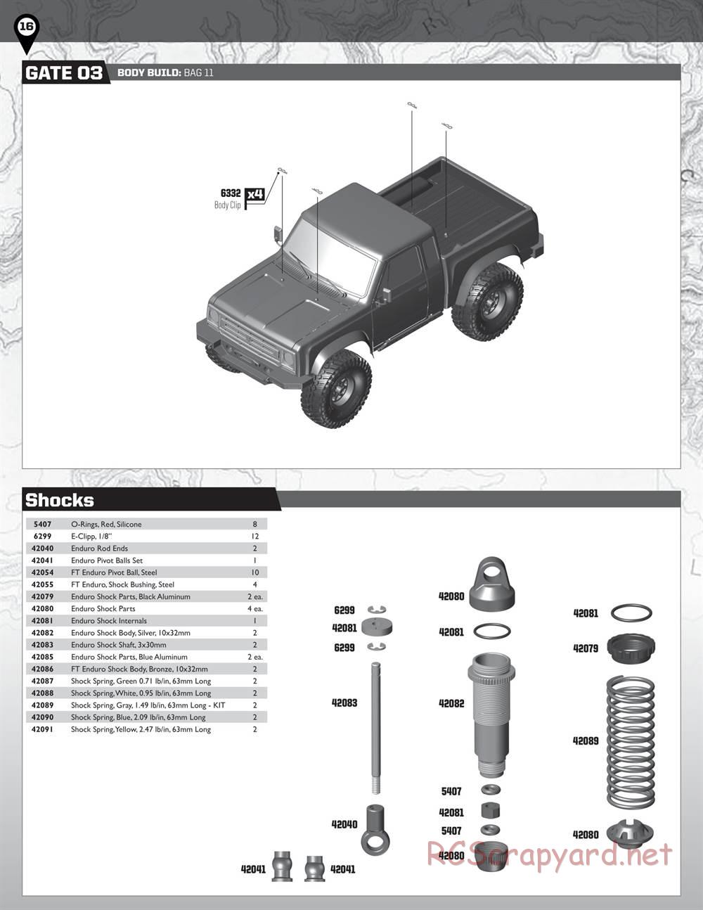 Team Associated - Enduro Trail Truck, Sendero - Manual - Page 16