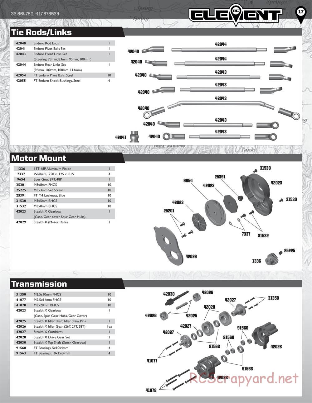 Team Associated - Enduro Trail Truck, Sendero - Manual - Page 17