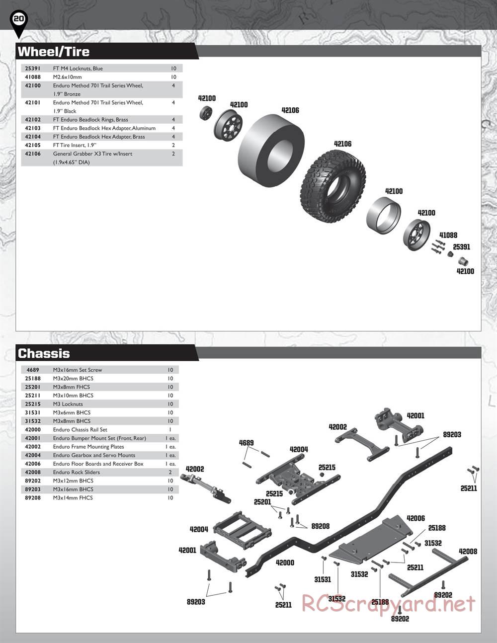 Team Associated - Enduro Trail Truck, Sendero - Manual - Page 20